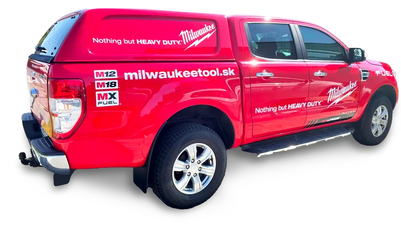 Polep auta Milwaukee