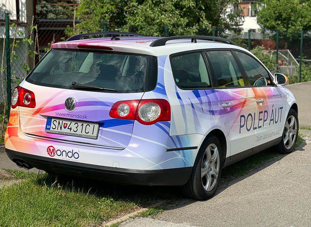 Ukážka polepu vozidla 2