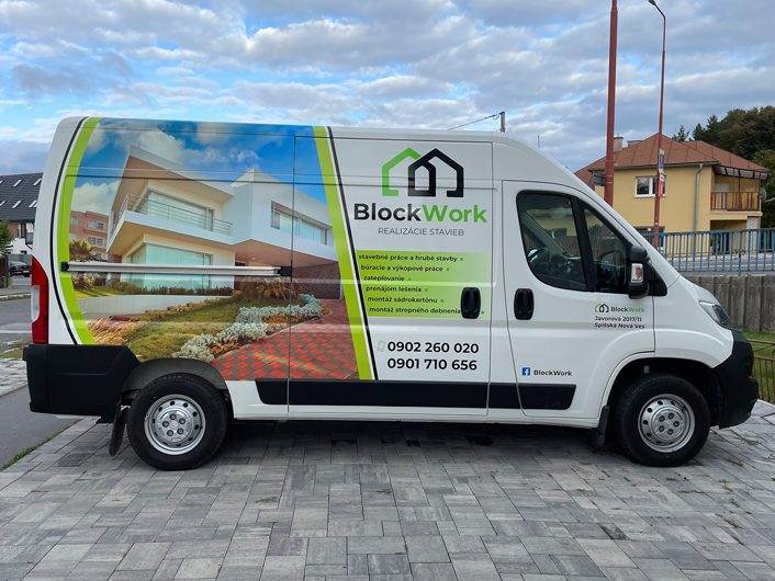 Polep auta Blockwork