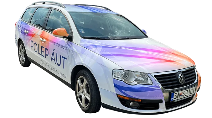 Polepené auto Volkswagen Passat