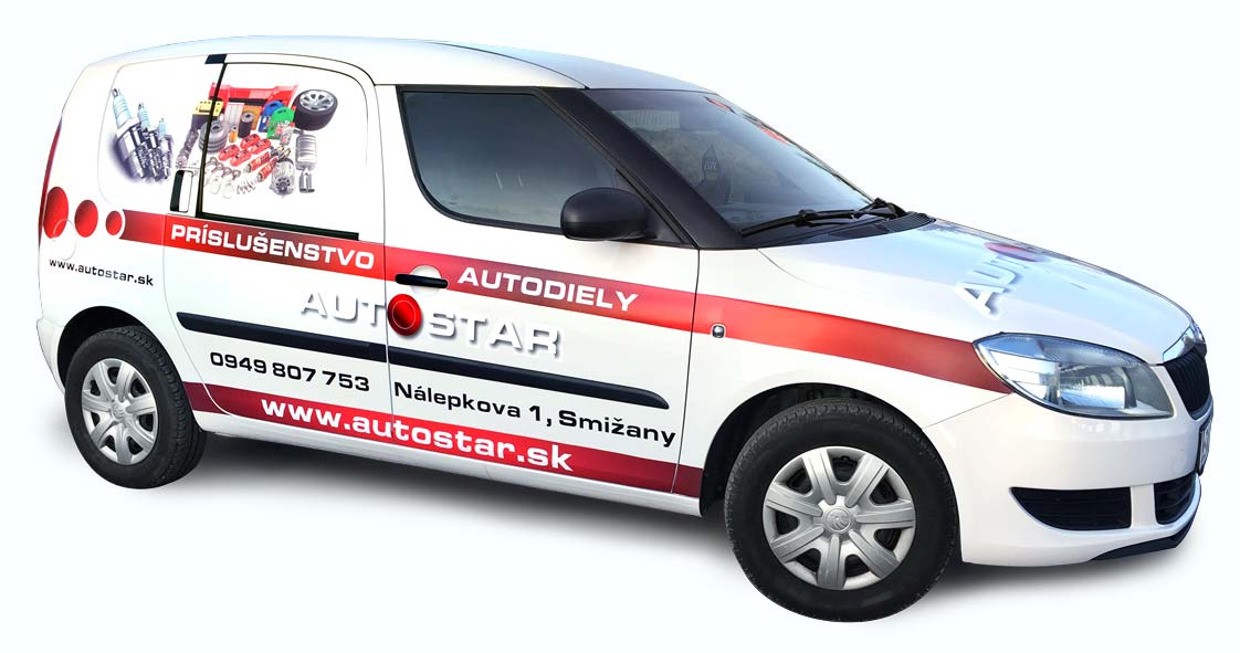 Mondo - reklamná agentúra - polep auta Autostar